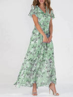 Aurora Nyári Glamour Női Ruha - Kényelmes Elegancia Magabiztos Sziluettel Napos Napokra És Estékhez