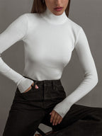 Aurelia Női Tavaszi Kényelmes Mock-Neck Top Kollekció