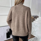 NovaLia Női Garbópulóver Off-Shoulder Kötött Pulóver