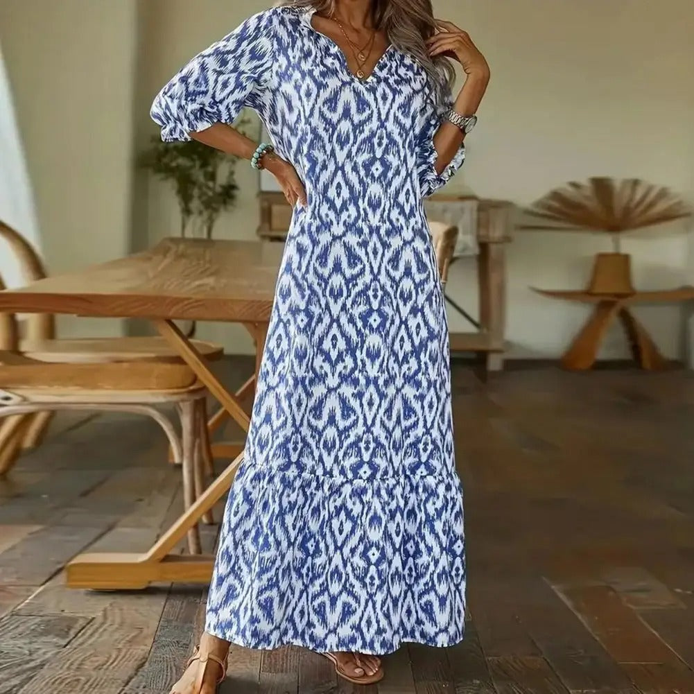 Lumira Női Nyári Hosszú Maxi Ruha Laza Elegáns Kényelmes